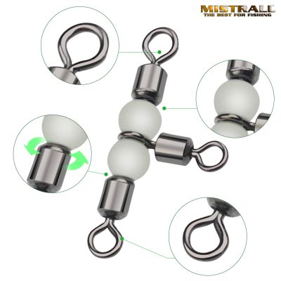ТРОЙНИ ВИРБЕЛИ MISTRALL CROSS LINE ROLLING SWIVEL 5x6 10 бр/8341006