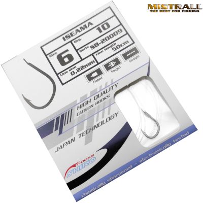 ВЪРЗАНИ КУКИ ЗА РИБОЛОВ MISTRALL ISEAMA № 06