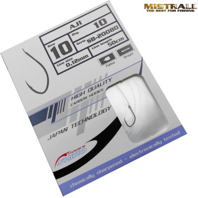 ВЪРЗАНИ КУКИ ЗА РИБОЛОВ MISTRALL AJI № 10