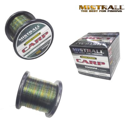 Шаранджийско влакно Mistrall ADMUNSON CARP Camou - 1000 метра