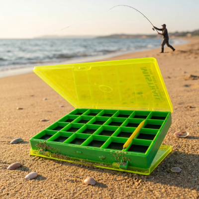 Магнитна кутия за риболовни куки Mistrall – 42 отделения