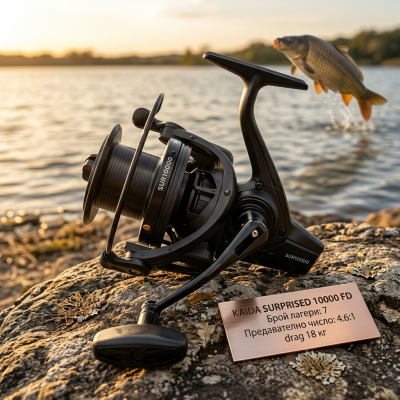 ДЪННА МАКАРА ЗА РИБОЛОВ KAIDA SURPRISED 10000 FD