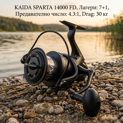 ДЪННА МАКАРА ЗА РИБОЛОВ KAIDA SPARTA 14000 FD