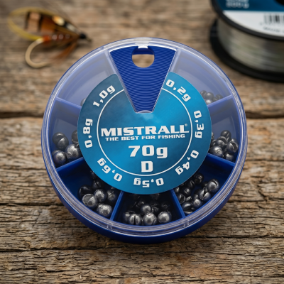 Комплект прецизни оловни сачми MISTRALL 70g Модел D