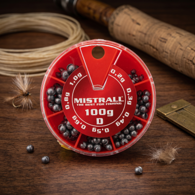 Комплект прецизни оловни сачми MISTRALL 100g Модел D