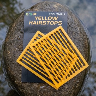 🎣 Стопери за протеинови топчета E-S-P Yellow Hairstops
